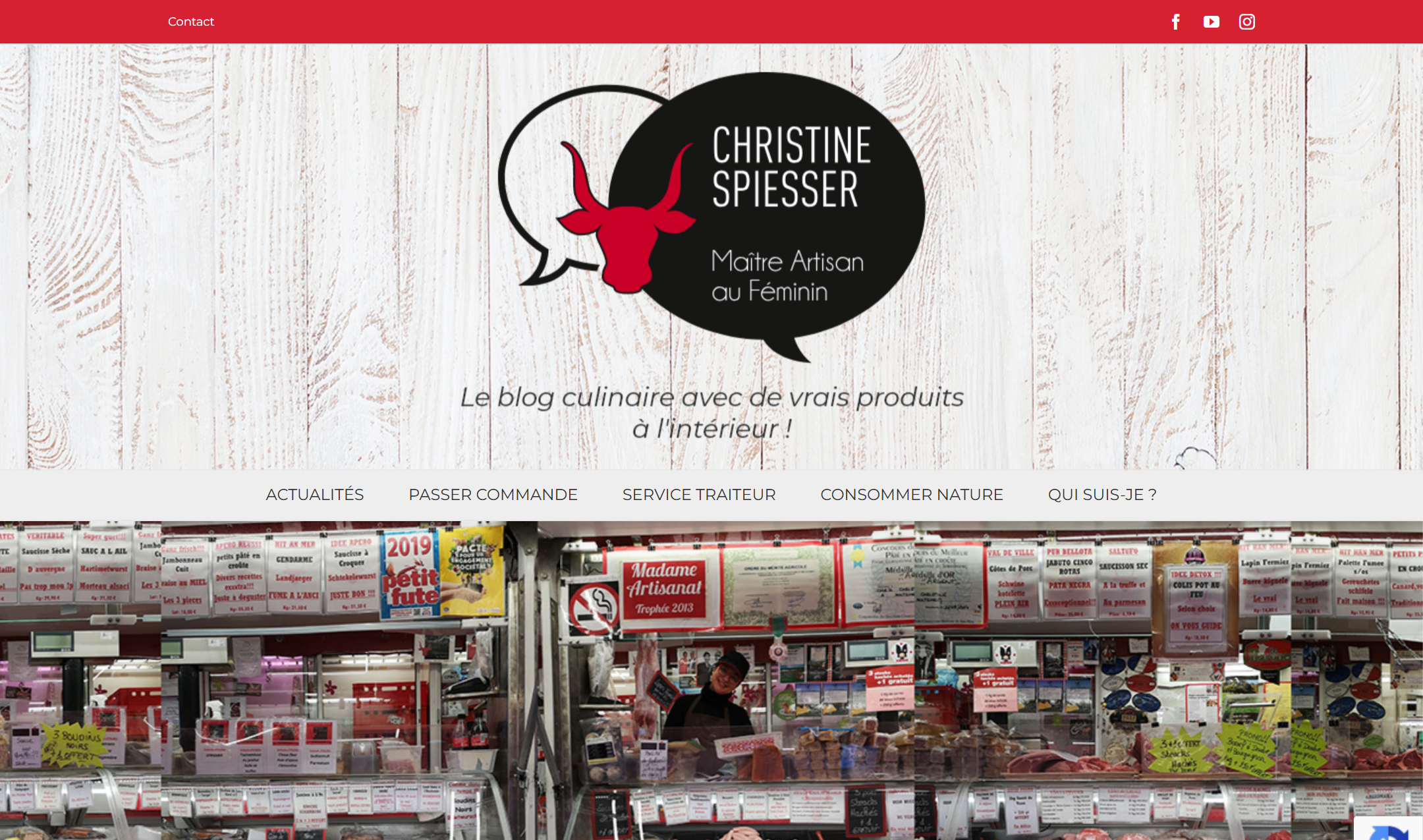Site internet officiel Boucherie Christine Spiesser à Holtzheim