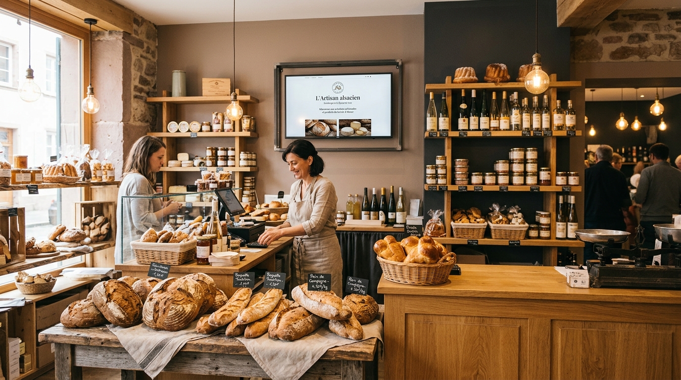 Artisanat alimentaire et boutique de terroir en Alsace